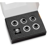 EKWB EK-Quantum Torque 6-Pack HDC 14 - Nickel Black verbinding Zilver/zwart