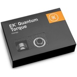 EKWB EK-Quantum Torque 6-Pack HDC 16 - Nickel Black  verbinding Zilver/zwart