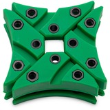 EKWB EK-Vardar X3M Damper Pack - Green bevestiging Groen