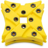 EKWB EK-Vardar X3M Damper Pack - Yellow bevestiging Geel