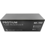 Singularity Computers Protium – 150 mm reservoir Zilver, Frosted acryl