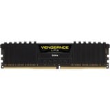 Corsair 16 GB DDR4-2400 werkgeheugen Zwart, CMK16GX4M1A2400C14, Vengeance LPX, XMP