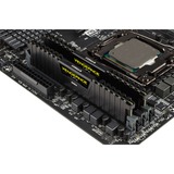 Corsair 16 GB DDR4-3600 Kit werkgeheugen Zwart, CMK16GX4M2D3600C18, Vengeance LPX, XMP