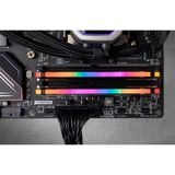 Corsair 16 GB DDR4-3600 Kit werkgeheugen Zwart, CMW16GX4M2Z3600C18, Vengeance RGB PRO, XMP, AMD Ryzen Optimized