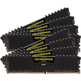 Corsair 256 GB DDR4-2666 Octo-Kit werkgeheugen Zwart, CMK256GX4M8A2666C16, Vengeance LPX, XMP