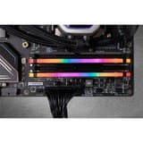 Corsair 32 GB DDR4-3600 Kit werkgeheugen Zwart, CMW32GX4M2D3600C18, Vengeance RGB PRO, XMP