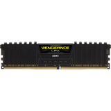 Corsair 8 GB DDR4-2400 werkgeheugen Zwart, CMK8GX4M1A2400C14, Vengeance LPX, XMP