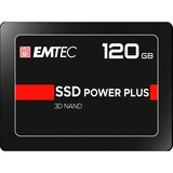 Emtec X150 Power Plus, 120 GB SSD Zwart, ECSSD120GX150, SATA/600, 3D NAND