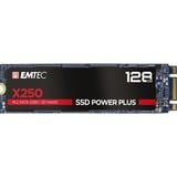 Emtec X250 Power Plus 128 GB SSD ECSSD128GX250, SATA 6 GB/s, M2 2280