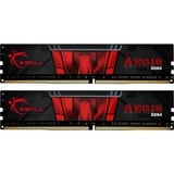 G.Skill 16 GB DDR4-2666 (2x 8 GB) Kit werkgeheugen Zwart, F4-2666C19D-16GIS, Aegis