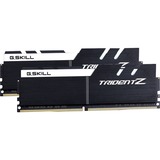 G.Skill 16 GB DDR4-3200 Kit werkgeheugen Zwart/wit, F4-3200C16D-16GTZKW, Trident Z, XMP 2.0