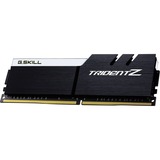 G.Skill 16 GB DDR4-3200 Kit werkgeheugen Zwart/wit, F4-3200C16D-16GTZKW, Trident Z, XMP 2.0