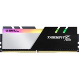 G.Skill 32 GB DDR4-3200 Kit werkgeheugen Zwart/wit, F4-3200C16D-32GTZN, Trident Z Neo