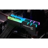 G.Skill 32 GB DDR4-3200 (2x 16 GB) Kit werkgeheugen Zwart, F4-3200C16D-32GTZR, Trident Z RGB, XMP