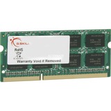 G.Skill 4 GB DDR3-1600 werkgeheugen F3-12800CL11S-4GBSQ, SQ-Serie, Retail