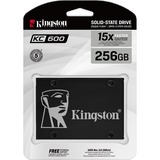 Kingston KC600B 256 GB SSD Zwart, SKC600B/256G, SATA 600