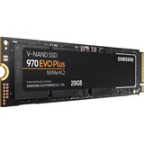 SAMSUNG 970 EVO Plus, 250 GB SSD Zwart, MZ-V7S250BW, PCIe Gen 3 x4, M.2 2280