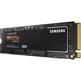 SAMSUNG 970 EVO Plus, 250 GB SSD Zwart, MZ-V7S250BW, PCIe Gen 3 x4, M.2 2280