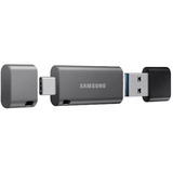 SAMSUNG DUO Plus USB-C 3.1 USB-stick 256 GB Grijs/zwart, MUF-256DB/APC