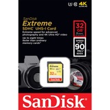SanDisk Extreme SDXC UHS-I 32 GB geheugenkaart Class 10, USH-I U3