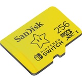 SanDisk Nintendo Switch 256 GB microSDXC geheugenkaart Geel, UHS-I U3, V30