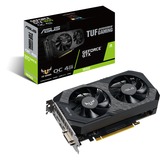 ASUS GeForce GTX 1650 TUF OC GAMING grafische kaart 1x HDMI, 1x DVI-D, 1x DisplayPort