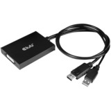 Club 3D Actieve DisplayPort naar Dual Link DVI-D adapter Zwart