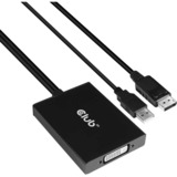 Club 3D Actieve DisplayPort naar Dual Link DVI-D adapter Zwart