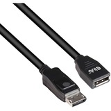 Club 3D DisplayPort 1.4 HBR3 Extension Cable 8K60Hz M/F verlengkabel Zwart, 2 meter, CAC-1022