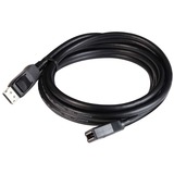 Club 3D DisplayPort 1.4 verlengkabel, 8K 60 Hz DSC 1.2 HBR3 HDR Bidirectionaal Zwart, 3 meter