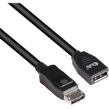 Club 3D DisplayPort 1.4 verlengkabel, 8K 60 Hz DSC 1.2 HBR3 HDR Bidirectionaal Zwart, 3 meter