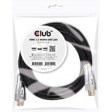 Club 3D HDMI 2.0 kabel Zwart/zilver, 5 meter, 4K 60Hz