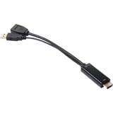 Club 3D HDMI > DisplayPort adapter Zwart, 0,18 meter