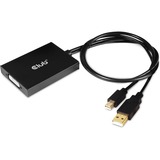 Club 3D Mini-DisplayPort 1.2 naar Dual Link DVI-D adapter Zwart, 0,6 meter