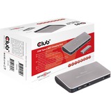 Club 3D SenseVision USB Type C MST Charging Dock adapter Zilver, CSV-1560