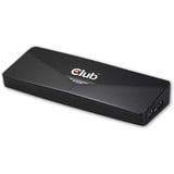 Club 3D USB 3.0 4K dockingstation Zwart