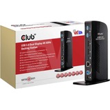 Club 3D USB 3.0 Dual Display 4K60Hz Docking Station Zwart
