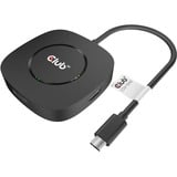 Club 3D USB-C 3.2 Hub met DisplayPort 1.4 Zwart