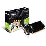 MSI GT 710 2GD3H LP grafische kaart VGA, DVI, HDMI, Low-Profile