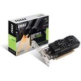 MSI GeForce GTX 1050 Ti 4GT LP grafische kaart DVI, HDMI, DisplayPort, Low-Profile