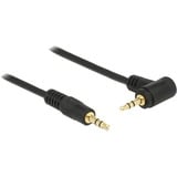 DeLOCK 3,5 mm male > 3.5 mm male kabel Zwart, 0,5 meter