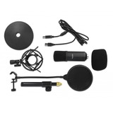 DeLOCK Professional USB Condenser Microphone Set microfoon Zwart, 66300
