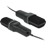 DeLOCK USB Condensatormicrofoon Set Zwart