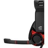 EPOS | Sennheiser GSP 600 gaming headset Zwart/rood, Pc, PlayStation 4, PlayStation 5, Xbox One, Xbox Series X|S, Nintendo Switch