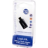 LogiLink UA0053 Audio Adapter 5.1 geluidskaart Zwart