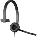 Logitech USB Mono Headset H570e on-ear  Zwart
