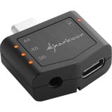 Sharkoon Mobile DAC PD geluidskaart USB-C naar 3.5 mm