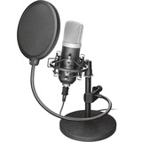 Trust Emita USB Studio Microphone microfoon Zwart, 21753, PC, PlayStation 4 / 5