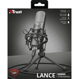 Trust GXT 242 Lance Streaming Microphone microfoon Zwart, 22614, Pc, PlayStation 4, PlayStation 5