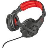 Trust GXT 310 Gaming Headset Zwart/rood, 21187, Pc, Playstation 4, Xbox One